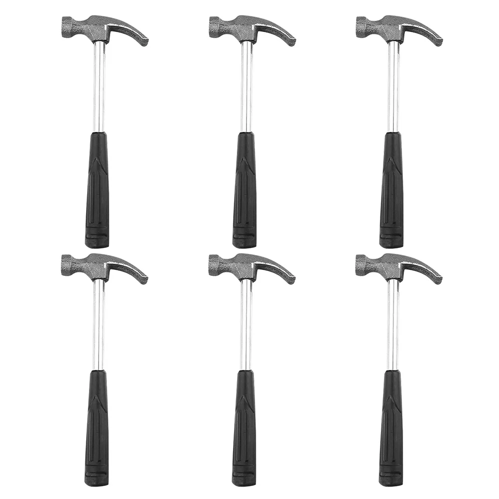 

6Pcs Small Hammer Portable Multi-Function Tent Nail Hammer for Camping Hiking Backpacking Outdoor Survival Lightweight Mallet