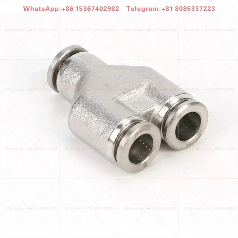 316L Stainless Steel PY Type Quick Plug Tee Pneumatic Fitting, PY4 PY6 PY8 PY10 PY12 PY14 PY16 Air Pipe Connector Coupling