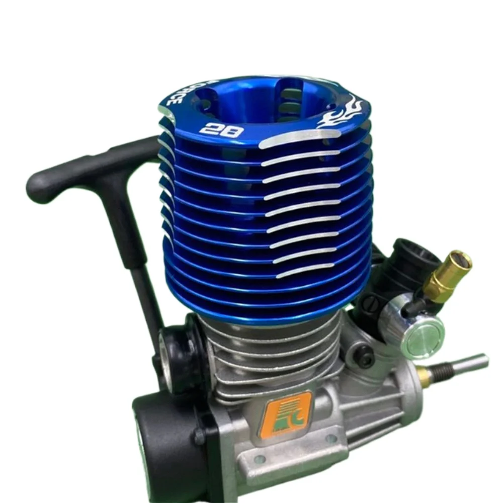 

28-уровневый жестокий двигатель, 4,6 куб.см, метаноловый двигатель, пульт дистанционного управления, внедорожный грузовик, монстр, масштаб 1/8, металлическая модель двигателя, игрушка