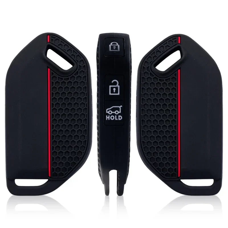 3/4/5 أزرار سيليكون حافظة مفاتيح السيارة غطاء فوب حامل لكيا بيكانتو سورينتو MQ4 كرنفال KA4 Morning K5 كارينز 2024 EV5 EV9 #6