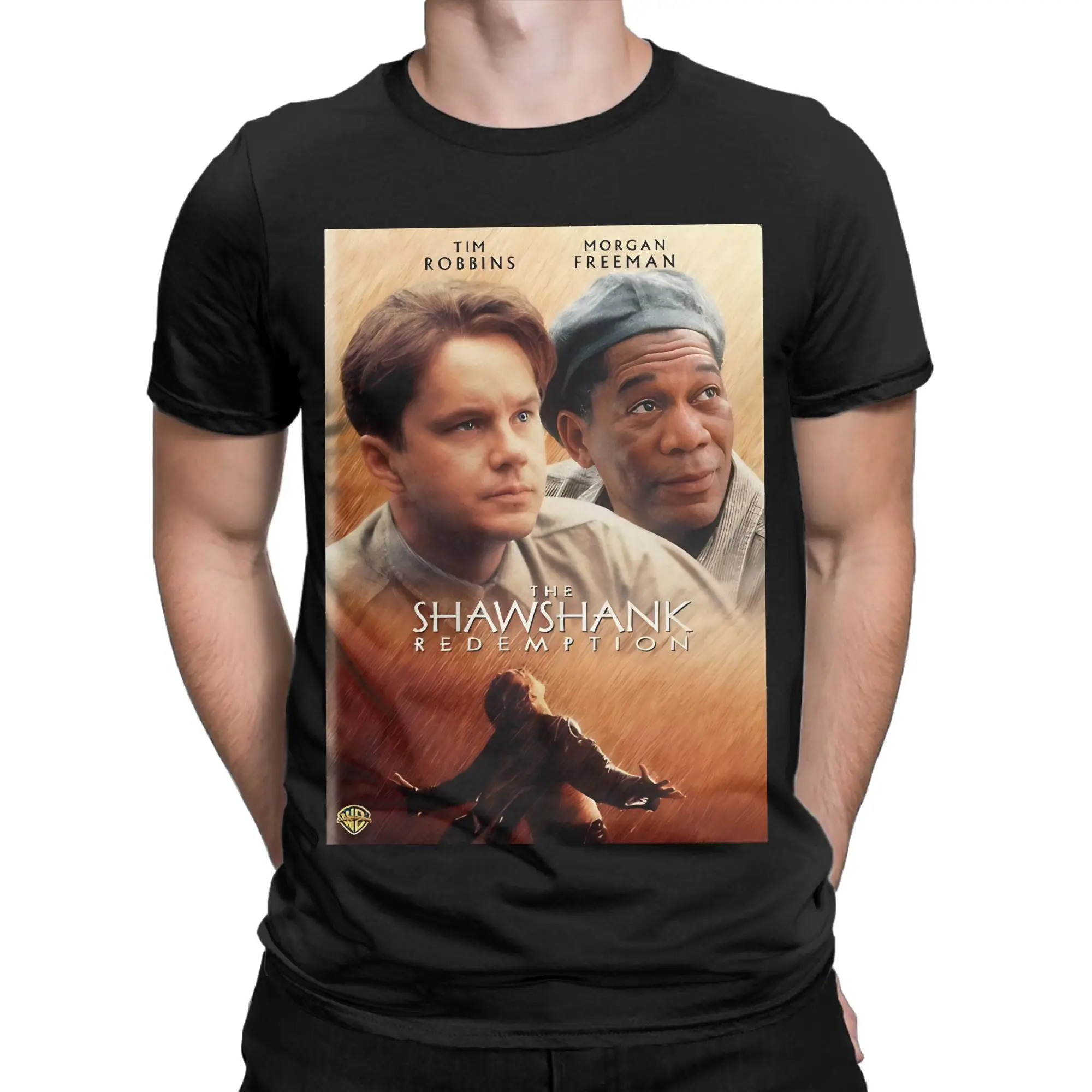 The Shawshank Redemption painitng Funny 100% Cotton T-Shirt The Shawshank Redemption Tees Tops For Men