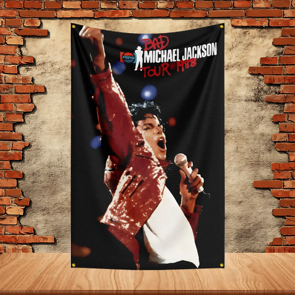 90X150ft Michael Jackson Band Party Flag Polyester Printed Flag