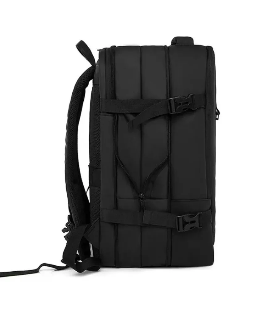Offers extended storage this trendy men’s backpack serves as a commuter computer bag for daily use