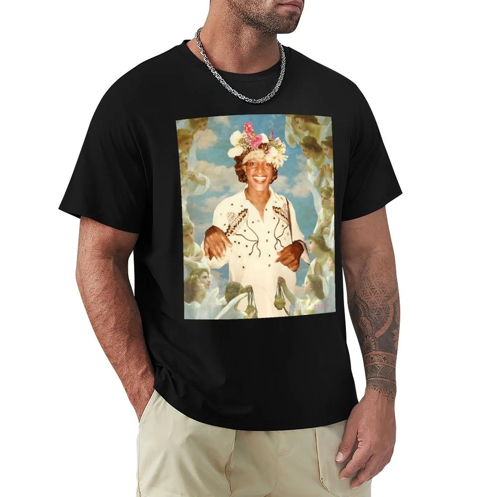 Holy Mother, Marsha P Johnson T-Shirt Work Utility Short Sleeve Shirt