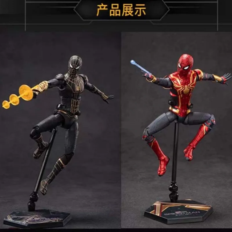 

1/10 ZD Original 18cm The Avengers Marvel Spider-Man Iron Spider Peter Parker Collection Anime Doll Action Figure customized