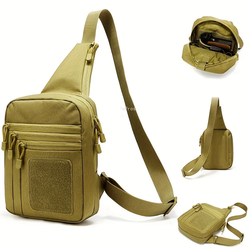 حقيبة حمل مخفية مع حافظة، حقيبة صدر بحمالة كروس