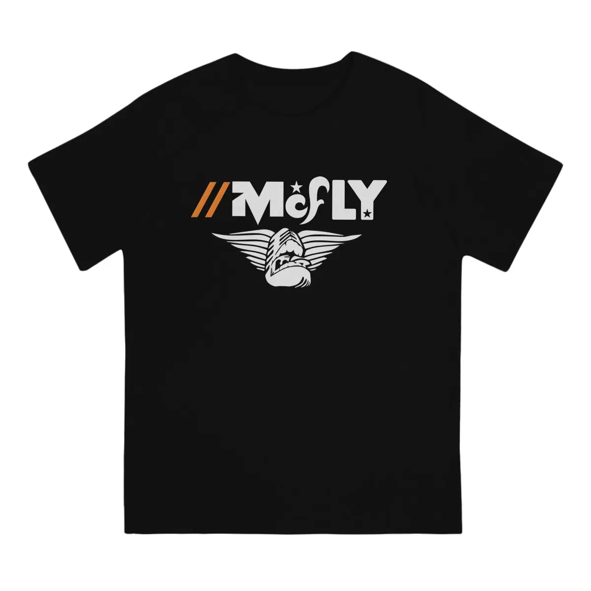 Men's T-Shirts Bands Vintage 100% Cotton Tees Short Sleeve McFly T Shirt O Neck Clothes Classic