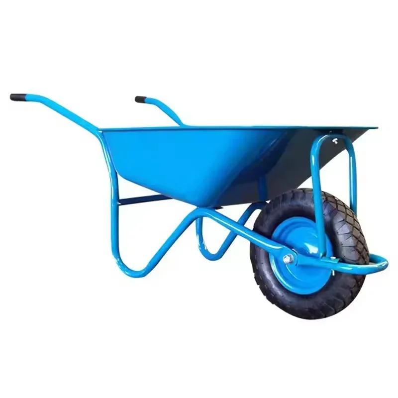 Hand Truck With Wheels Wheelbarrow Home Garden  Galvanised Metal Truck Tray Truck Farm Trolley Industrial