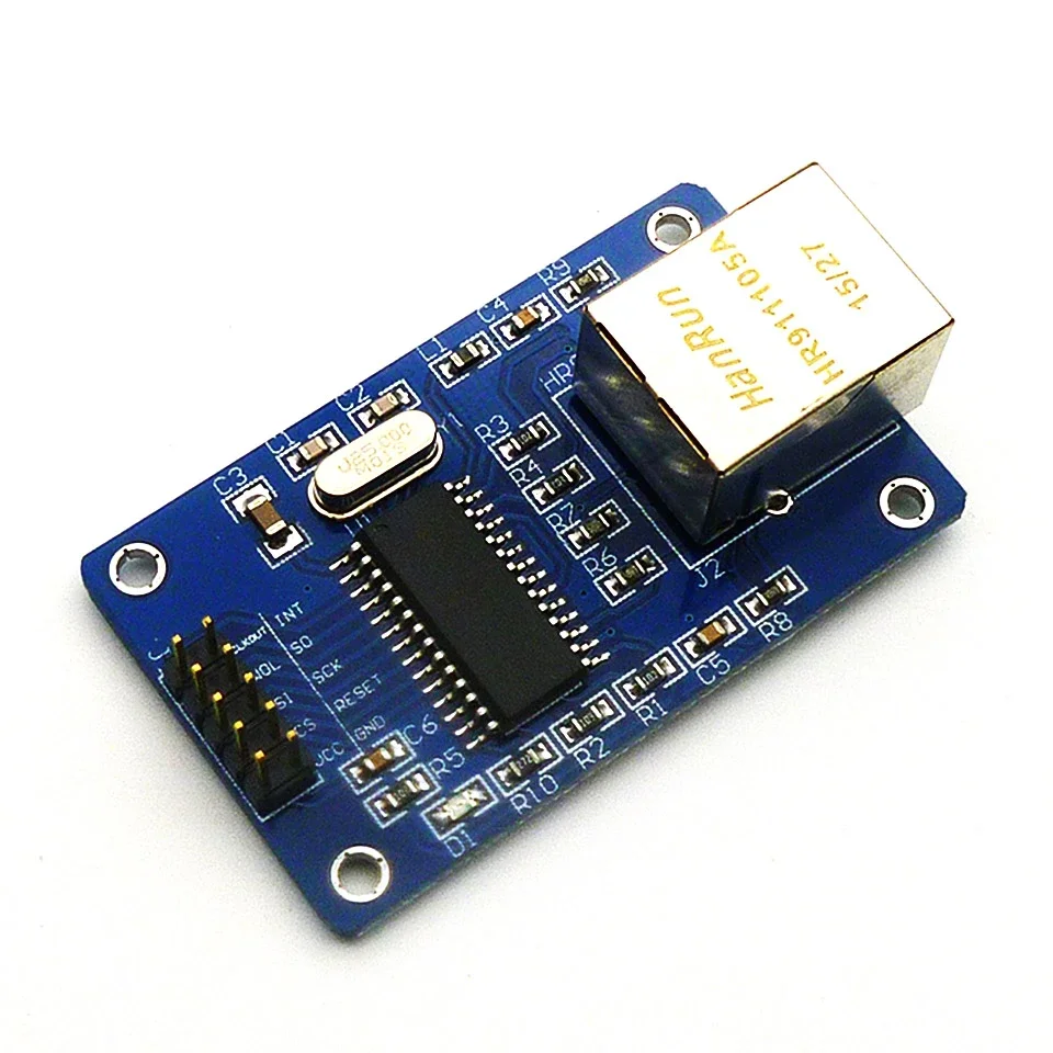 ENC28J60 LAN Ethernet Network Board Module 25MHZ Crystal AVR 51 LPC STM32 3.3V for Arduino