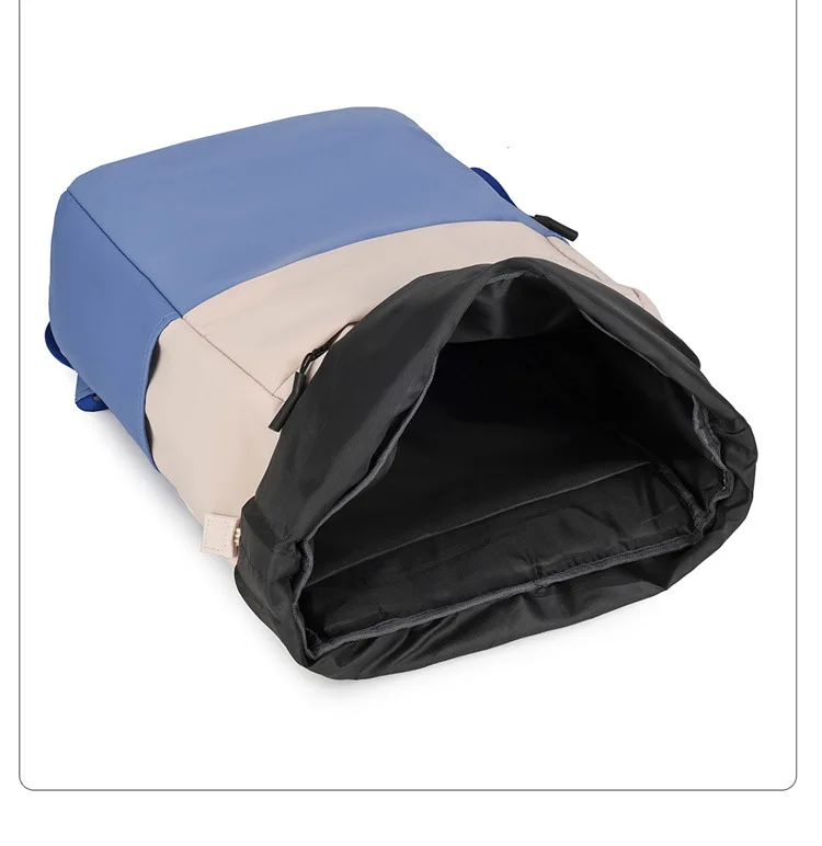 Roll Top Casual Backpack, Large Capacity Business Laptop Bag, Commute Work Backpack for Office & College Students
