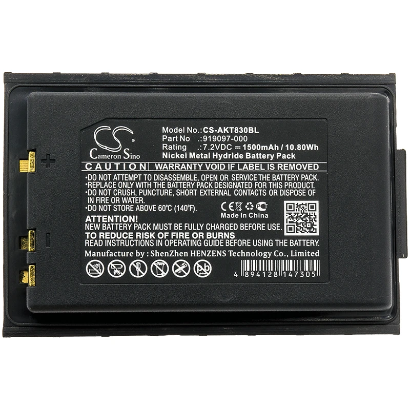 CameronSino Battery for Akerstroms BC82 BC92 100J Jupiter 150J display fits Akerstroms 919097-000 Crane Remote Control battery