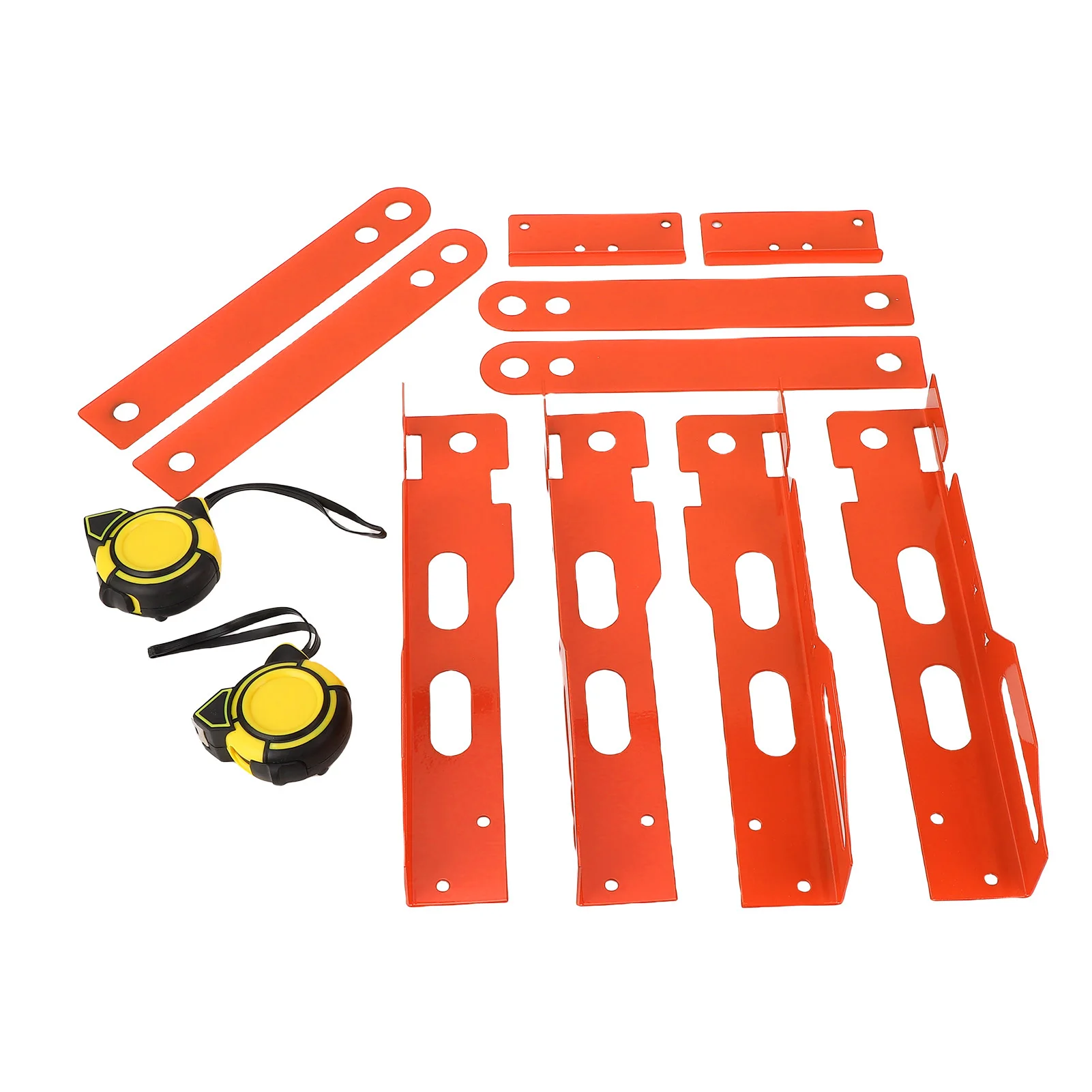 Wieluitlijningsgereedschap Teenuitlijningsplaten Gebruiksvriendelijk Robuust ophanggatontwerp met 2 meetlinten voor voertuigonderhoud