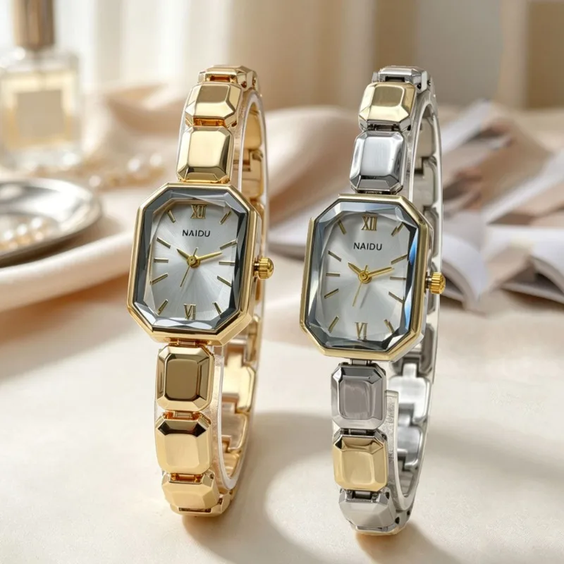New Exquisite Women Bracelet Watch Fashion Student Quartz Watch Luxury Ladies Watches Gift Gold Watch Relojes Para Mujer