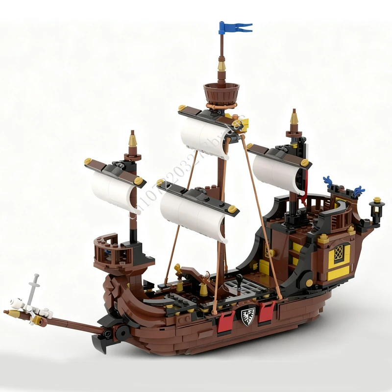 ชุดตัวต่อ MOC 3320 ชิ้น ฉากการต่อสู้ที่ป้อมฟอลแคลนด์ แบบจำลองถนน ของขวัญวันหยุด ชุดประกอบสถาปัตยกรรม ของขวัญวันคริสต์มาสและวันเกิดสำหรับเด็ก