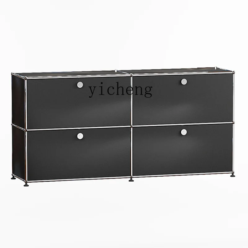 

XL Zhonggu USM Module Combination Stainless Steel Chest of Drawers Entrance Cabinet TV Cabinet Locker