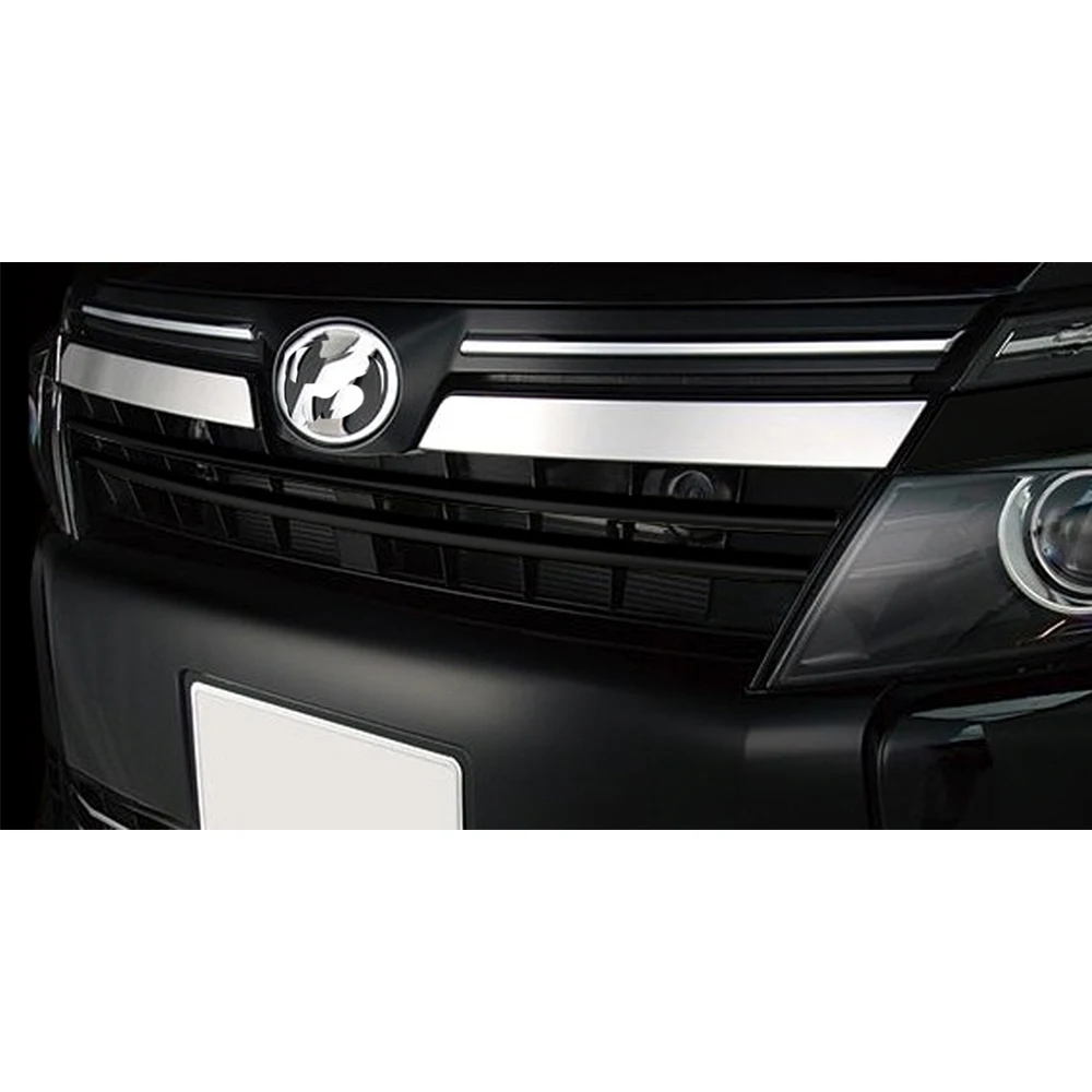2pcs Car Front Grill Trim Front Grill Side Trim Stainless Steel Car Styling Cover Accessories For Toyota Voxy Noah 80 2014-2016