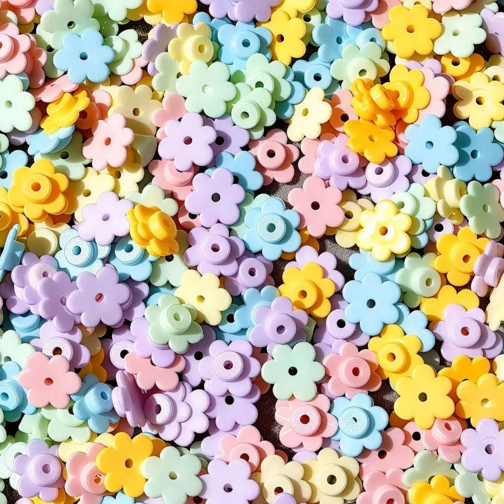 10mm 6 Petal Flower Particles Slime Fillers 100g Crunchy Squeeze Ball Fillers Pinch Heart Shape Stuffing Building Blocks