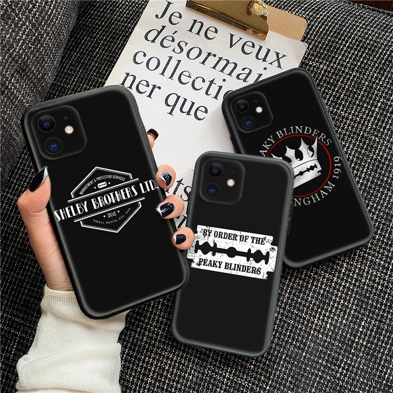 P-Peaky b-Blinders Cross Logo Soft Silicone Case for Samsung S9 Plus S10 S10E S20 Fe Lite S21 S22 S23 S30 Ultra