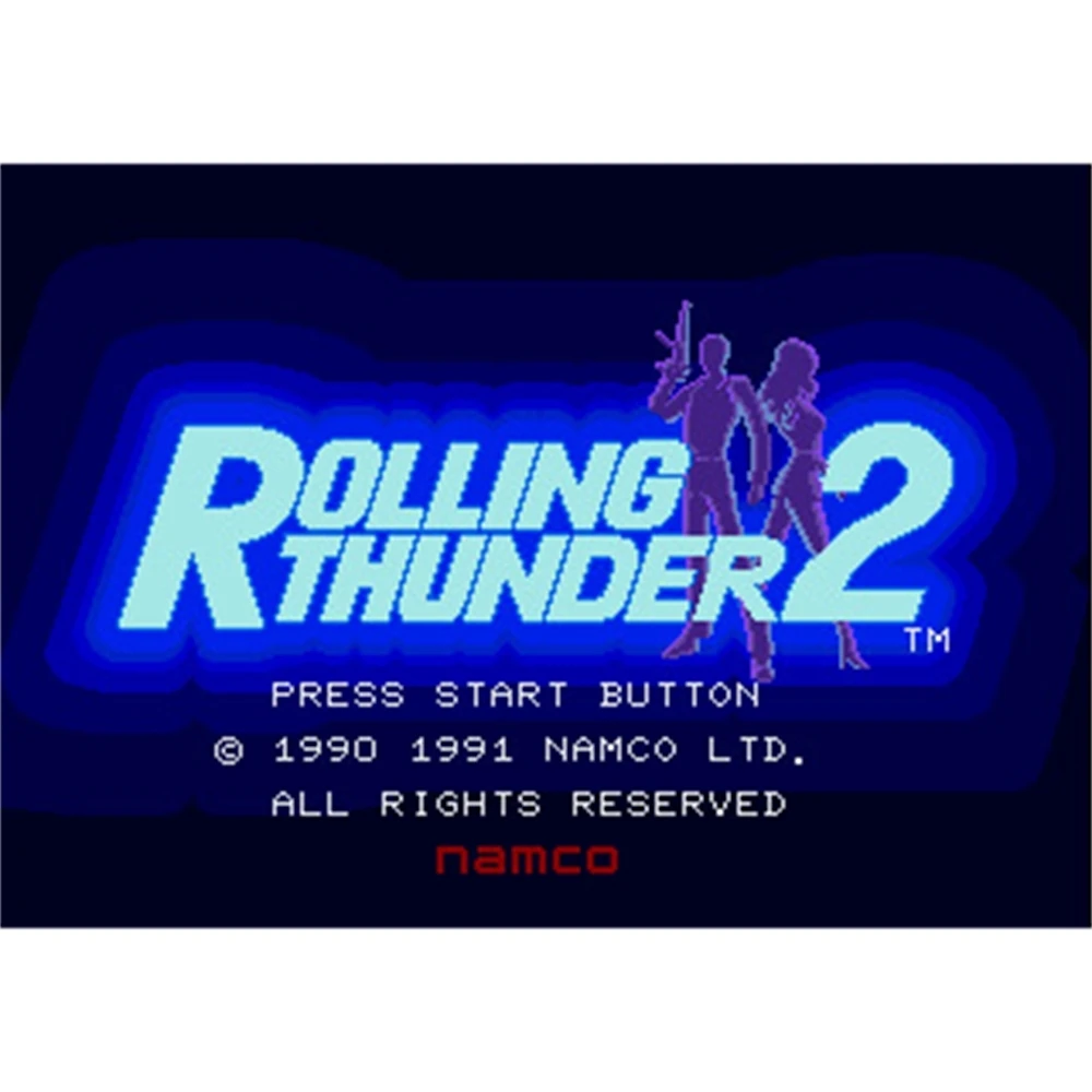 Rolling Thunder 2 Game Card 16bit MD Cart For Sega Mega Drive For Genesis Free Shipping