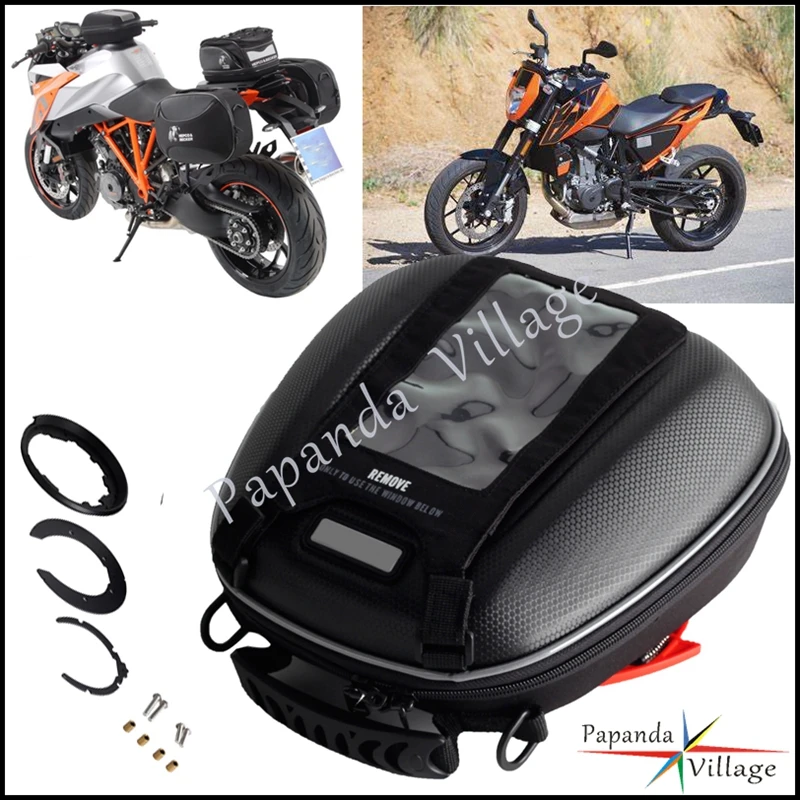 Saco impermeável do tanque da motocicleta para 690 r 2014-2018 kawasaki ex250r ninja 250r 300 z 250 2013-2018 anel de montagem embalagem de enchimento de combustível