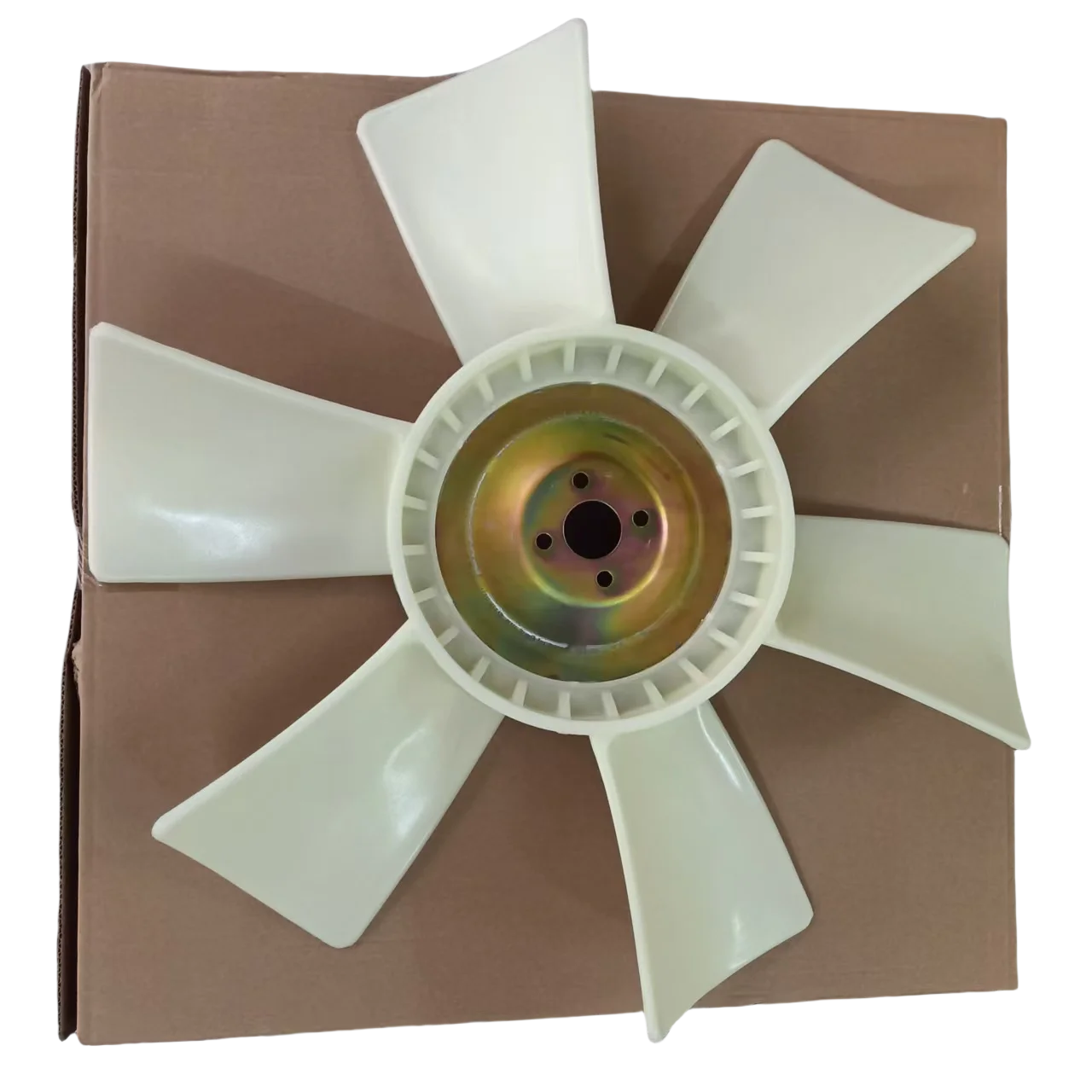 Carter 312C 313C 320C 330C 360C Engine Fan Blade 4-Hole 6-Blade Excavator Parts Compatible with Various Models
