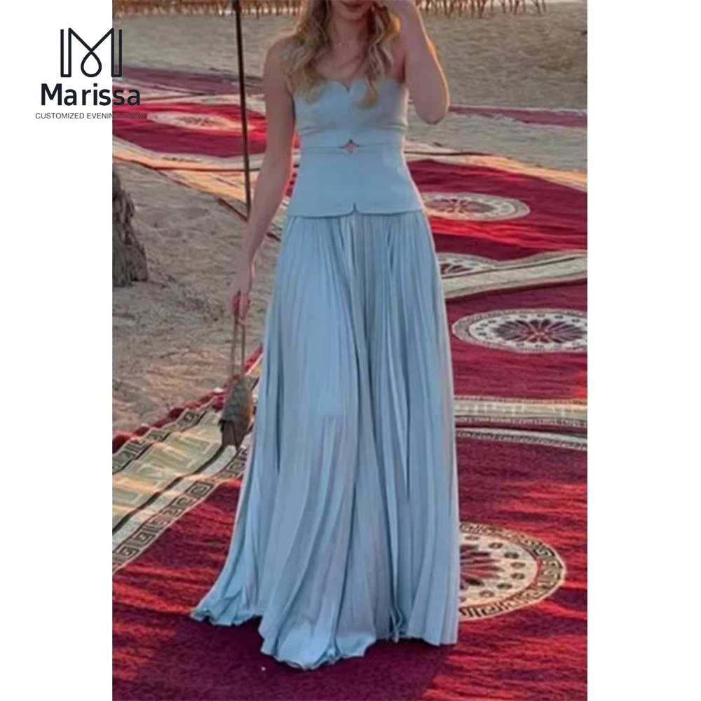 

Элегантное длинное платье Marissa Line, вечернее платье для свадьбы, синие платья с открытыми плечами на заказ для особых случаев, бальные платья