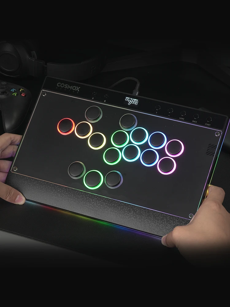 Haute42 C16 Magnetische Leverloze Hitbox Controller Stickloze Arcade Controller Toetsenbord voor PC/PS5/PS4 Hitbox Fightstick - afbeelding 2