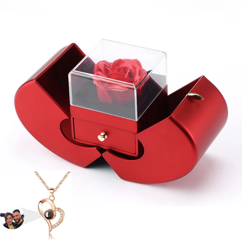 

Customized Projection Necklace+Gift Box