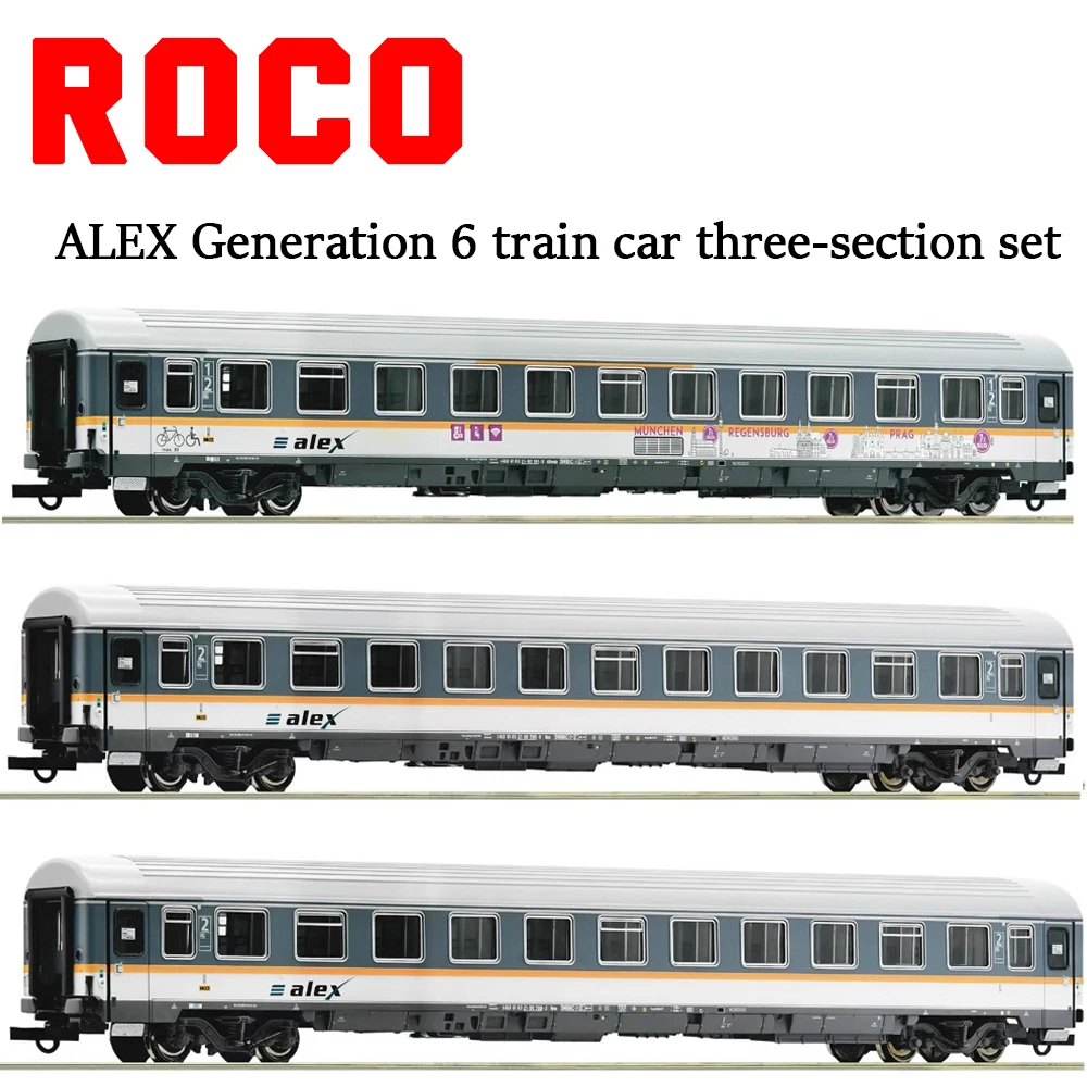 

ROCO HO Scale 1/87 Train Model 74018 ALEX Sixth-generation Passenger Car Set Train Model Adult Children Toy Gift
