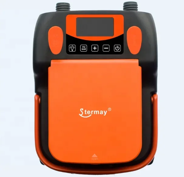 لوح مجداف ستيرماي تيار مستمر ومضخة هواء كهربائية عالية الضغط قابلة لإعادة الشحن في اتجاهين للرياضات المائية