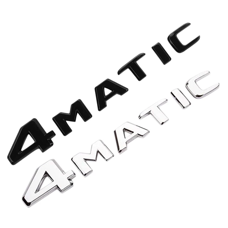4MATIC السيارات جذع الباب الحاجز الوفير شارة ملصق مائي شعار لاصق ملصق استبدال لمرسيدس بنز