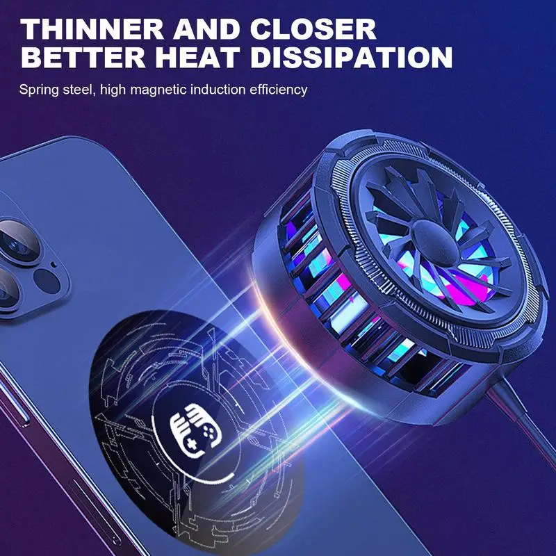 Mini Cell Phone Cooling Pad Magnetic Semiconductor Cooling Plate Radiator Portable Multipurpose Smartphone Cooling Pad