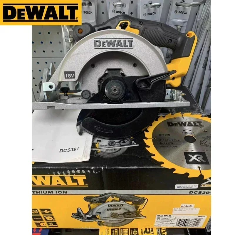 Imagem -02 - Dewalt-serra Circular Elétrica sem Fio Dcs391n Ferramenta Nua Máquina de Corte Multifuncional para Madeira Dewalt Dcs391