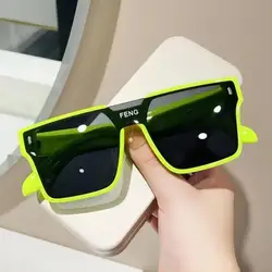 Personalised large frame square men's sunglasses luxury brand designer classic Women's sexy daily accessory Street trend wearing