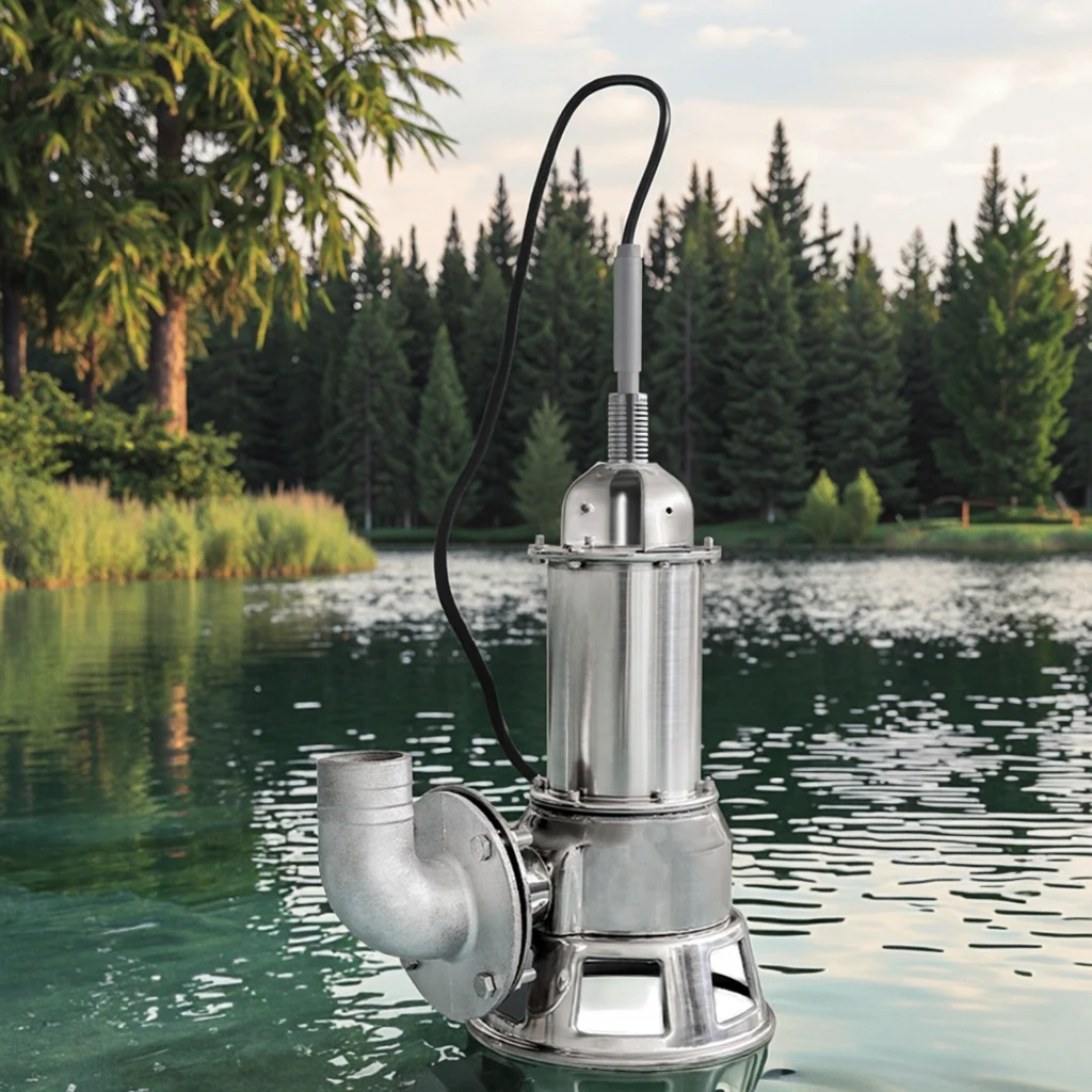 3-inch 7.5-kilowatt High Pressure Sewage Pump 380V Cast Iron Motor 85m/h Flow Rate for Pumping Sewage Irrigating Farmland