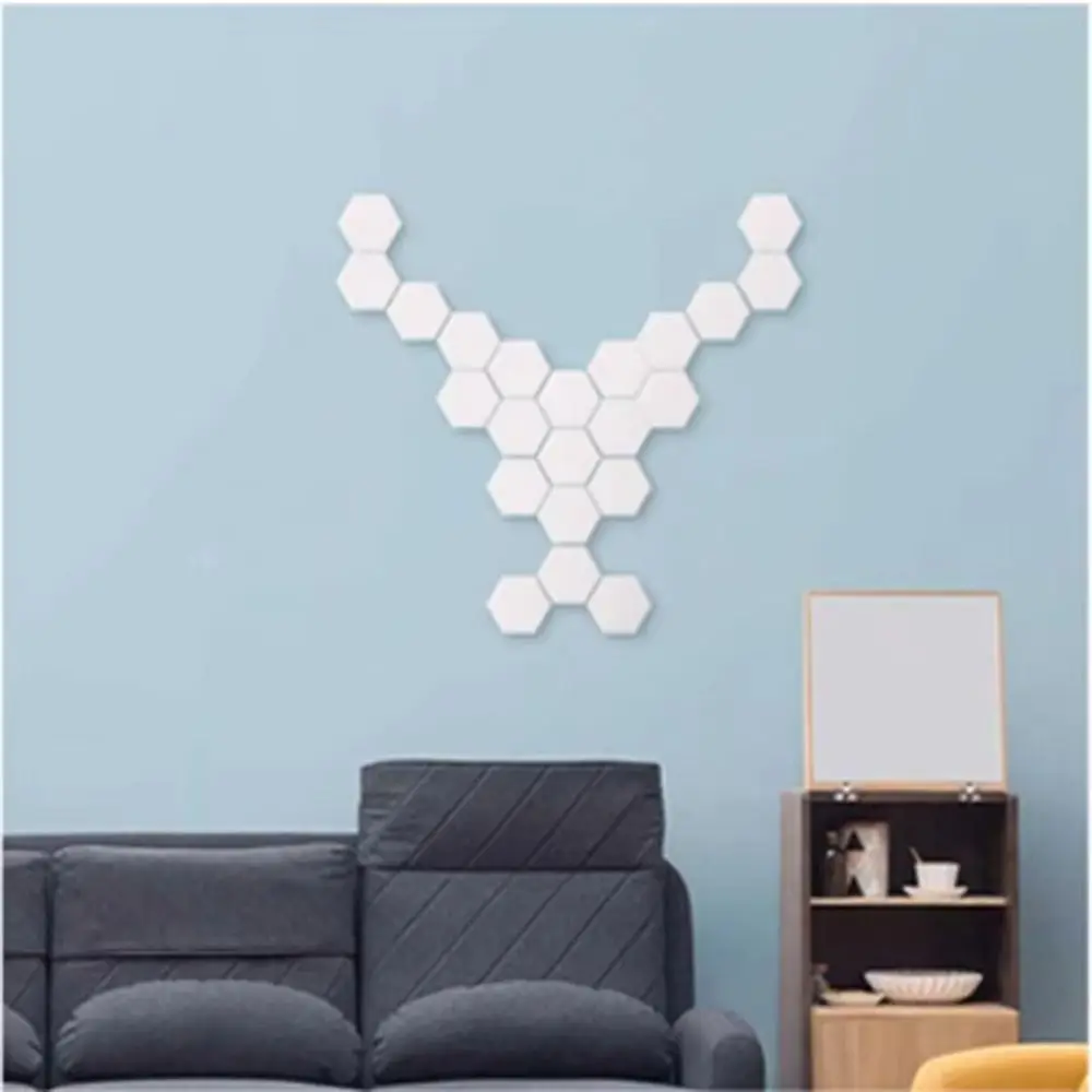 

Sensitive Honeycomb Touch Wall Lamp LED Magnetic Honeycomb Lights Splicing Hexagonal Night Lights Modular Assembly