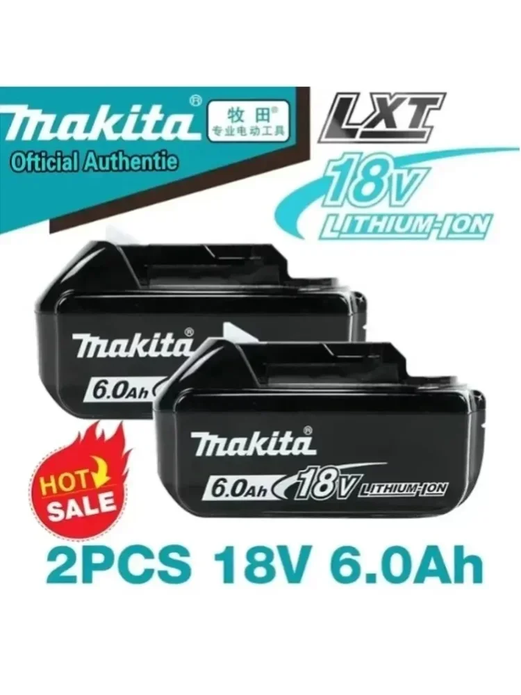 100% Original Makita 6Ah/5Ah/3Ah für Makita 18V Akku BL1840 BL1830B BL1850B BL1850 BL1860 BL1815 Ersatz-Lithium-Akku