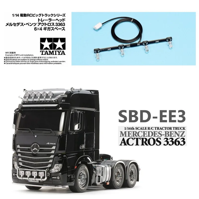 Foco LED de barbilla PCB para coche, camión, remolque, camión, ACTROS, 1/14, SBD-EE3, pieza de actualización, 3363