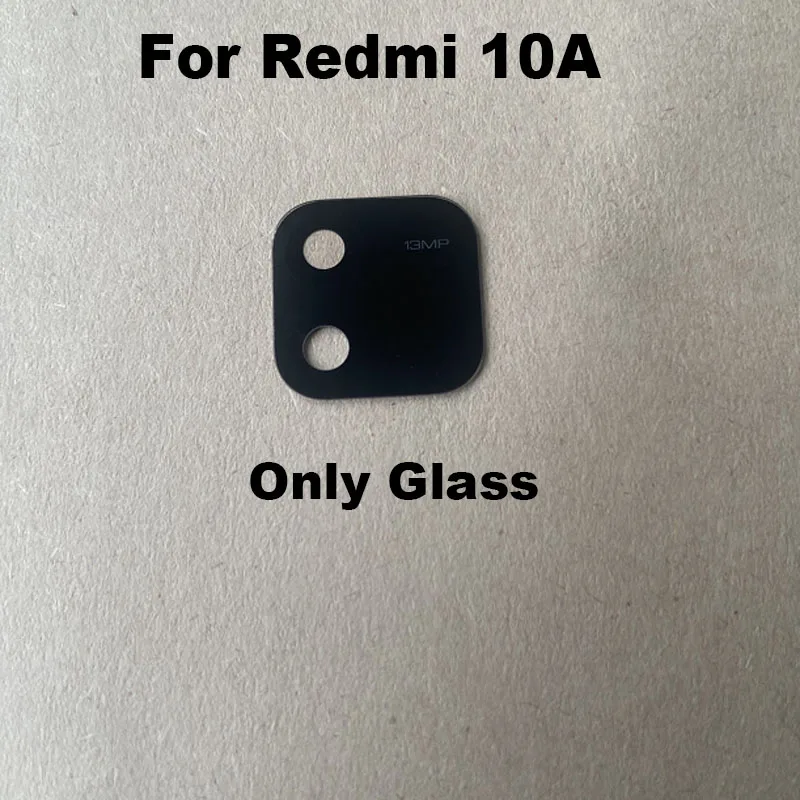 For Xiaomi Redmi 10A 10C Back Camera Lens Rear Glass With Frame Cover Replacement