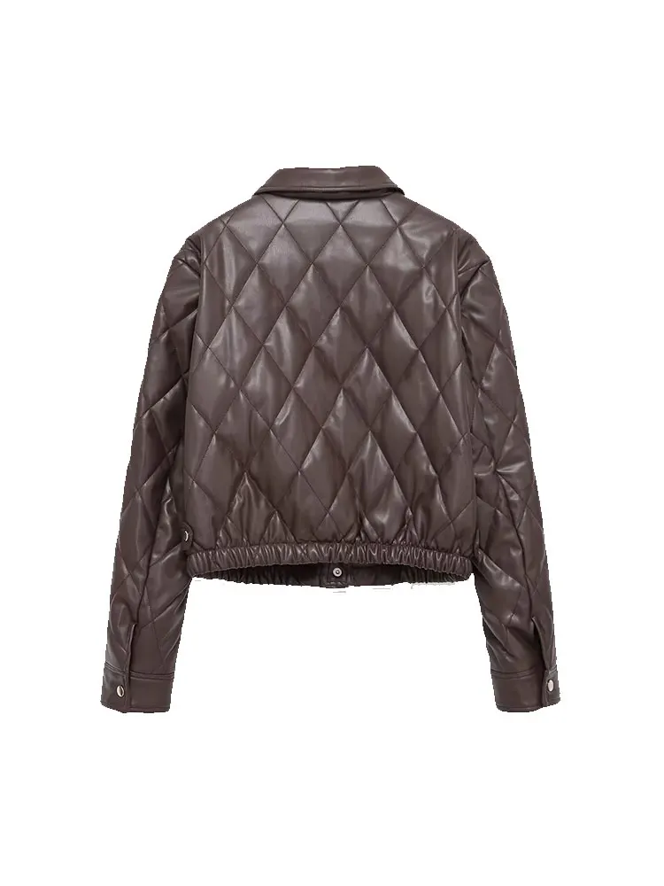 NLZGMSJ Warmer Damen-Mantel aus Baumwolle, gefüttert, 2025, Winter, Reverskragen, Langarm, Steppjacke, Oberbekleidung, Parkas