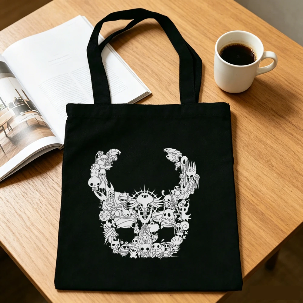 Hollow Knight tote bag sac cabas y2k einkaufstasche torba na zakupy grocery femme