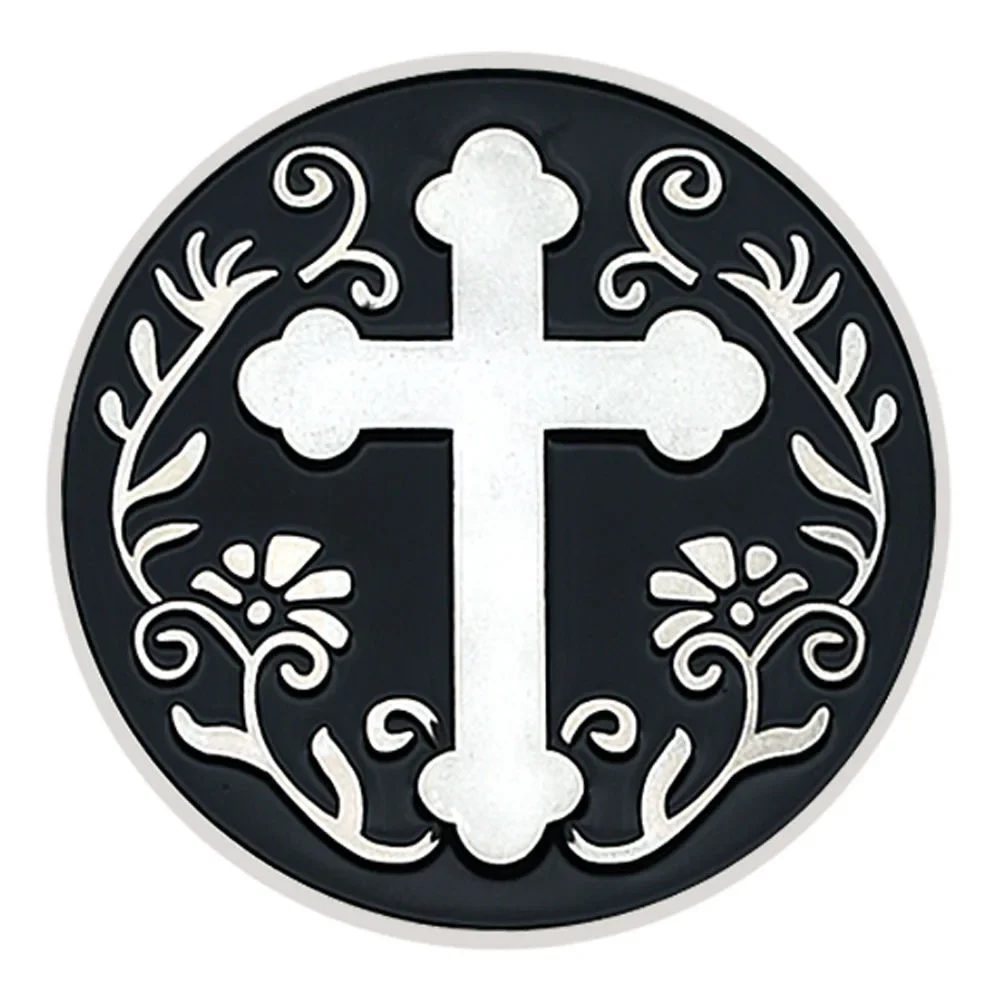 All Things Are Possible Cross Souvenir Coin Silver Plated Servant of God's Christ Steward Christian Collection Coin