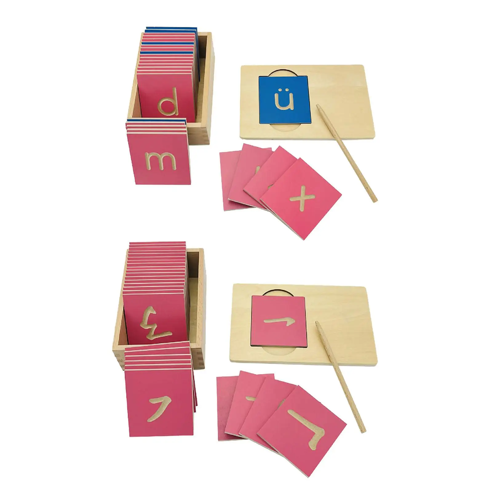 Strokes Letter Tracing Board Recognition Fine Motor Montessori Children Language Training for Learning Birthday Gift Boy Girls