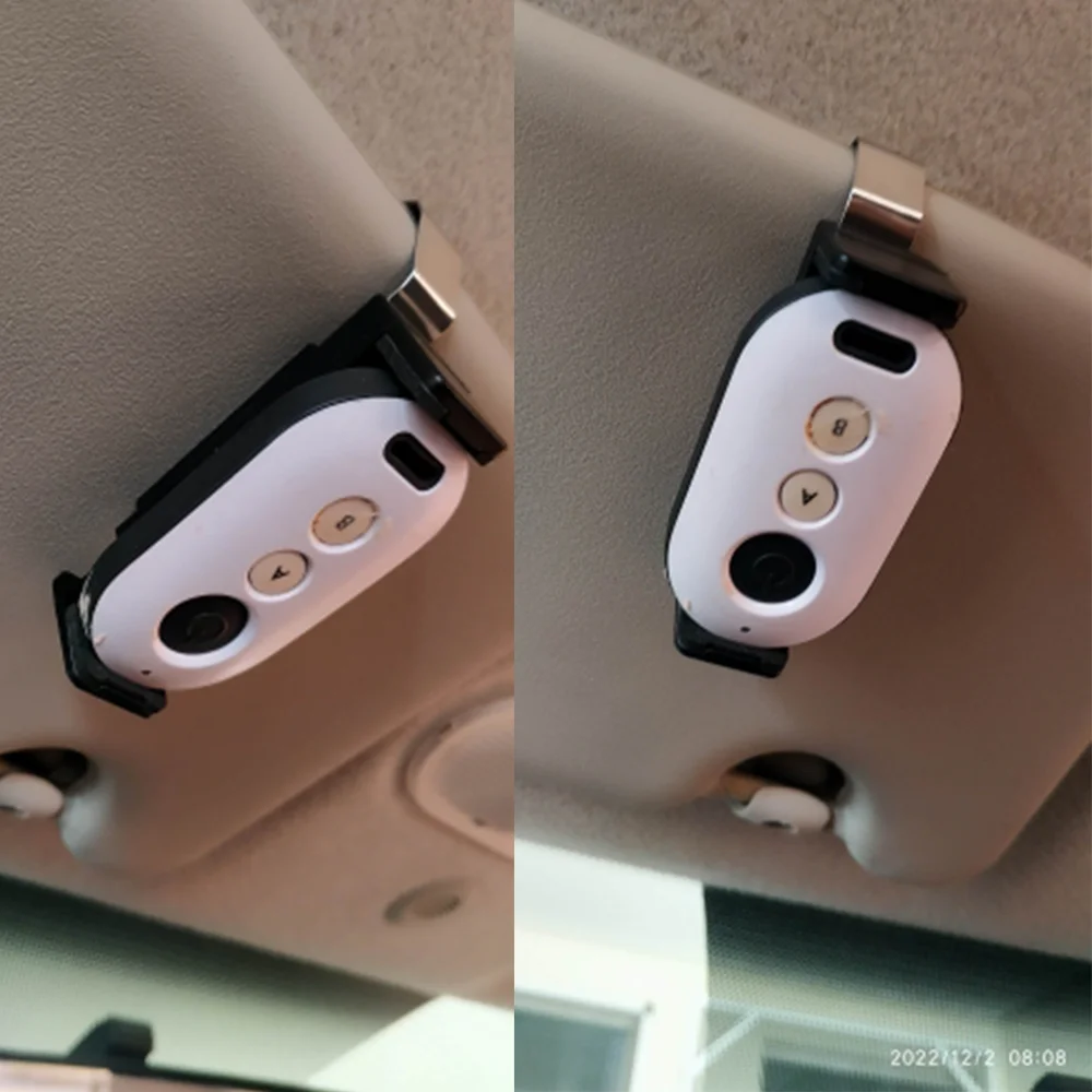Car Key Clip Holder Car Sun Visor Clip Garage Door Control Adjustable 45-68mm Garage Remote Control Clip Command Stabiliser