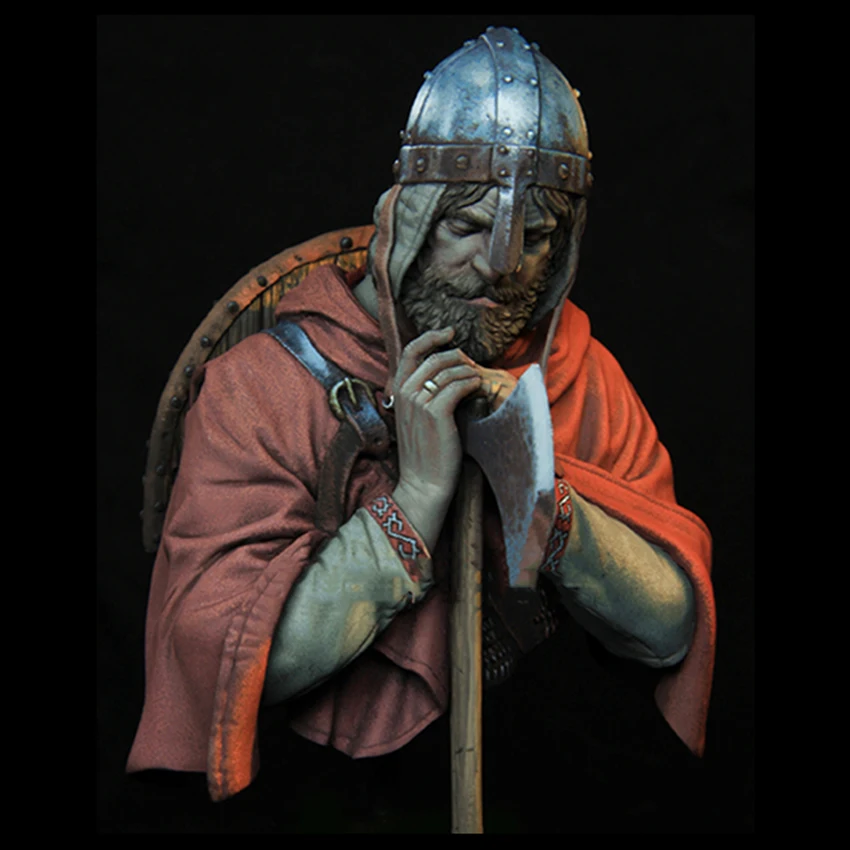 Resina Soldado Model Building Kit, A Batalha de Hastings, Figura sem pintura, O Soldado Antigo, Unassambled, 1/10