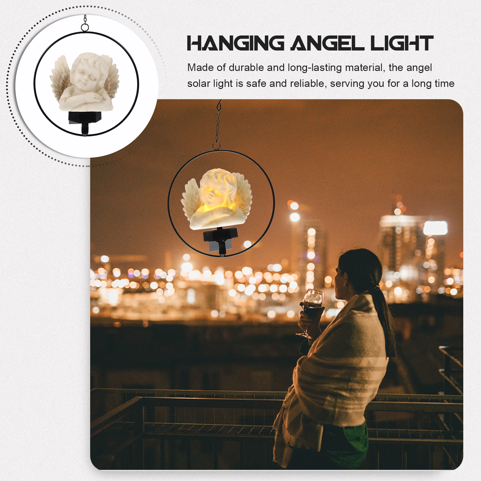 

Powered Angel Light Outdoor Christmas Decoration Led Garden Lamp For Yard Pathway Solar Angel Lights Decorative Solar Lamp