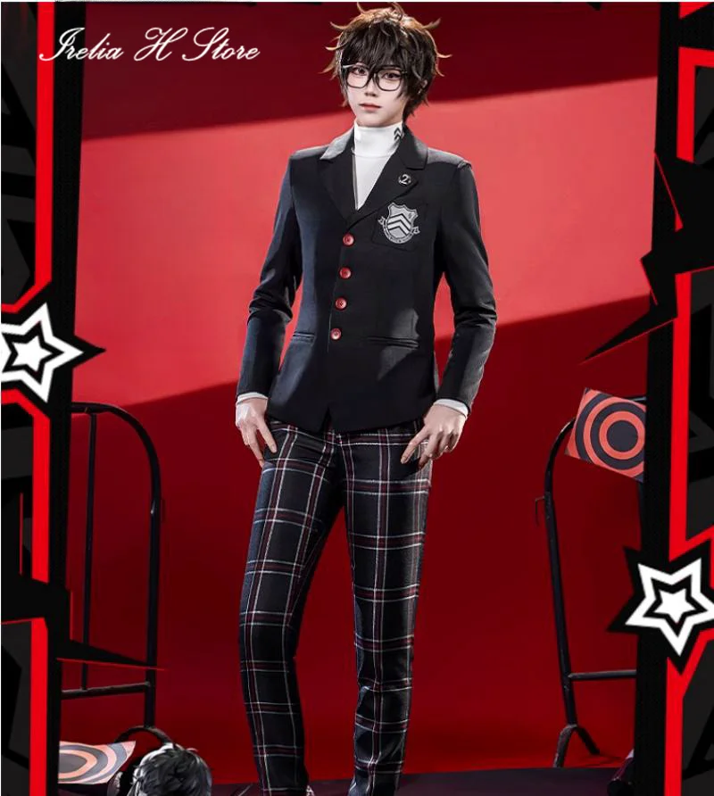 Irelia H Store Anime Amamiya Ren Cosplay Costume Amamiya Ren Uniform Suit Male Halloween Costumes