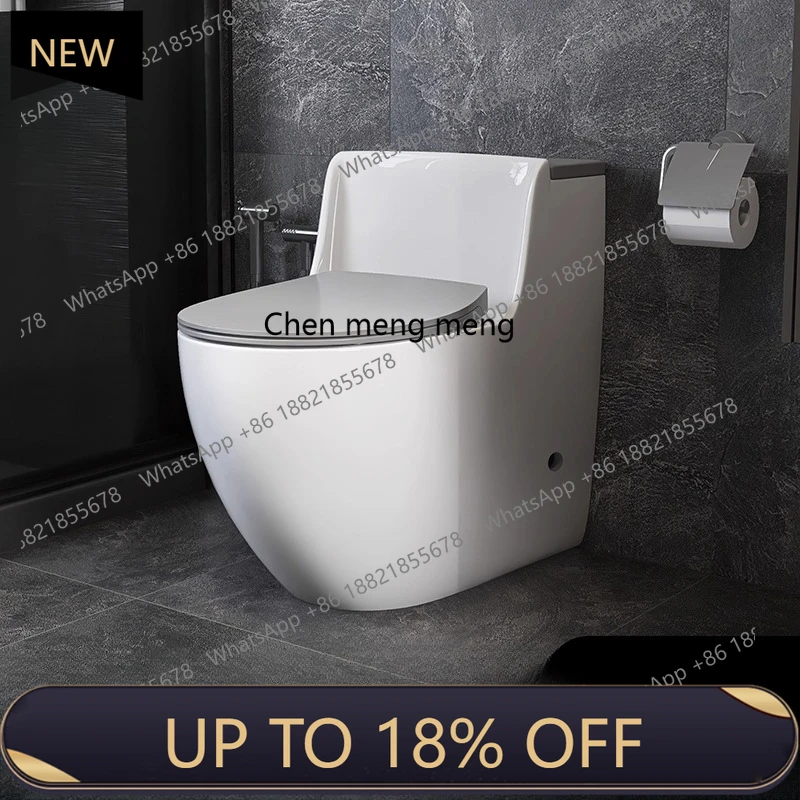 

Z189 Household toilet is all against the wall, small apartment special toilet siphon, large suction, splash-proof and deodorant
