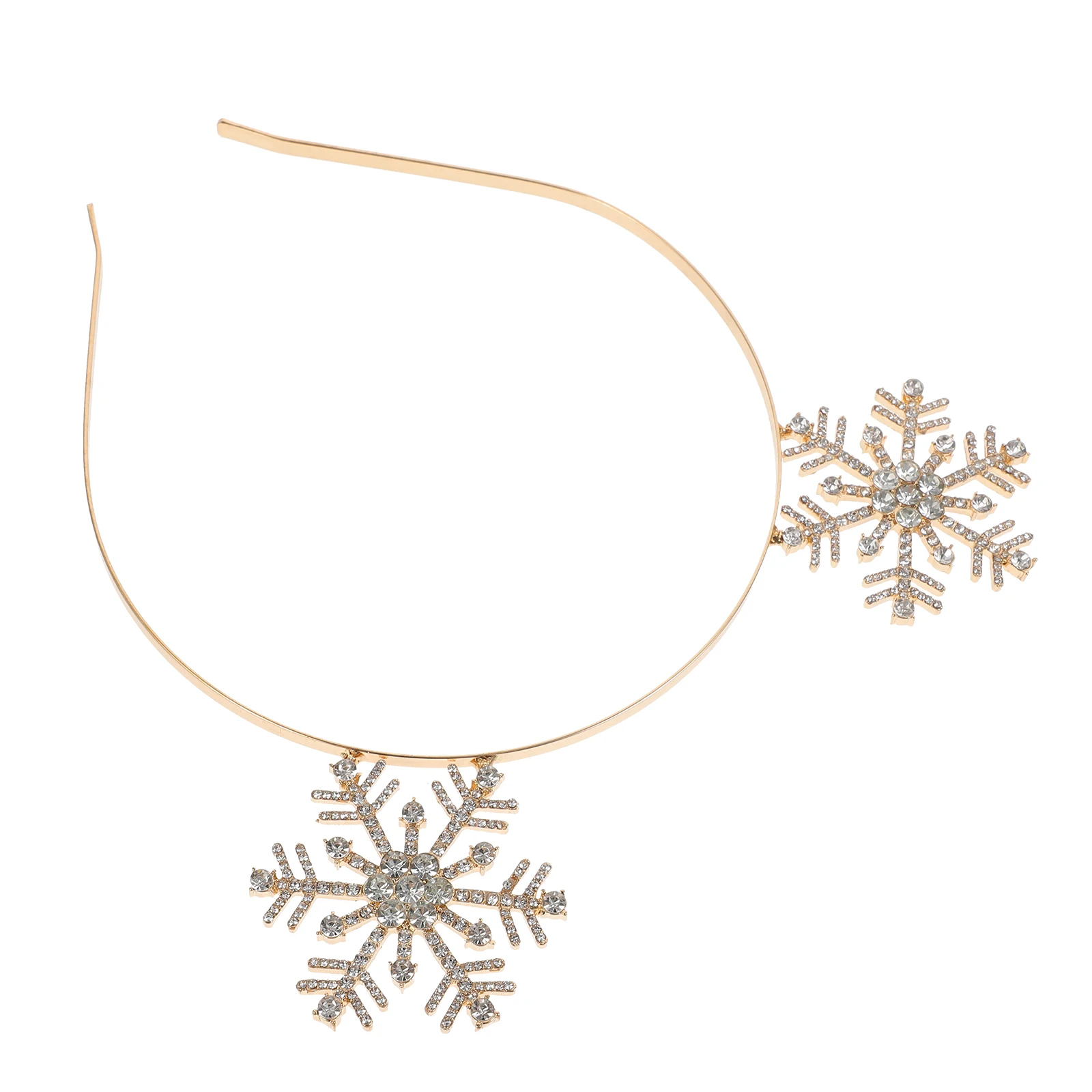 

Headbands for Women Snowflake Hairband Decoration Fashion Clothing Rhinestones Christmas