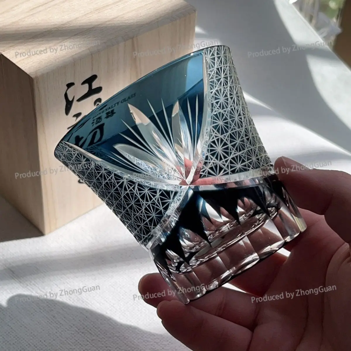 Cut Crystal Cup, Juice Cup, Sake Cup, Beer, New Light Luxury Household High-end Wind Avoid Cup Defects